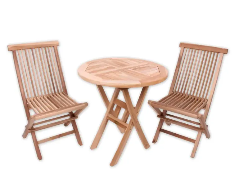 Møen Cafesæt Ø70 - Classic Teak