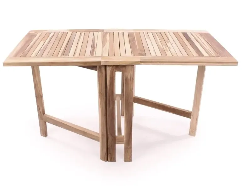 Møen Cafesæt med klapbord 65x130 - Classic Teak