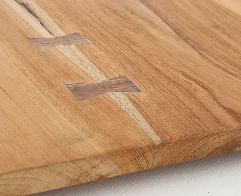 Mika Plankebordplade 90x200 cm - Kerneteak / Classic teak