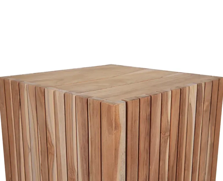 Mynte Sidebord/Skammel 40x40 - Classic Teak