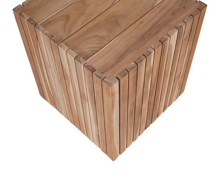 Mynte Sidebord/Skammel 40x40 - Classic Teak