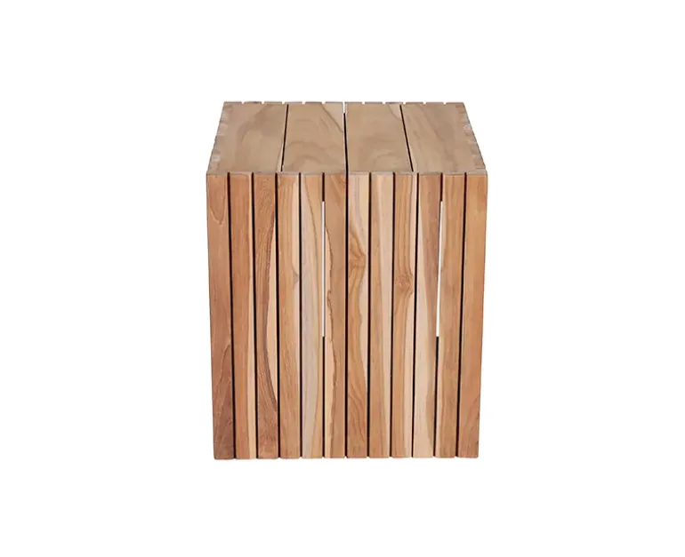 Mynte Sidebord/Skammel 40x40 - Classic Teak
