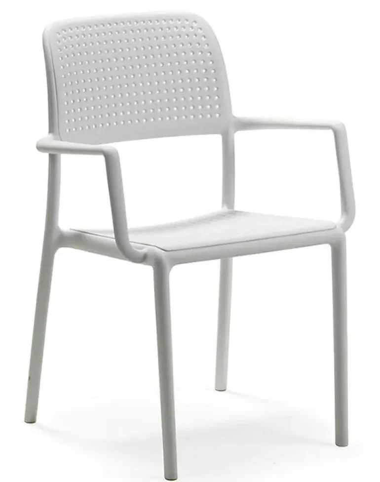 Nardi Bora Stabelstol - Hvid