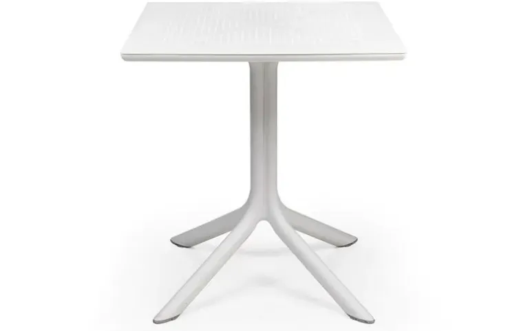 Nardi Clip cafebord 80x80 - Hvid