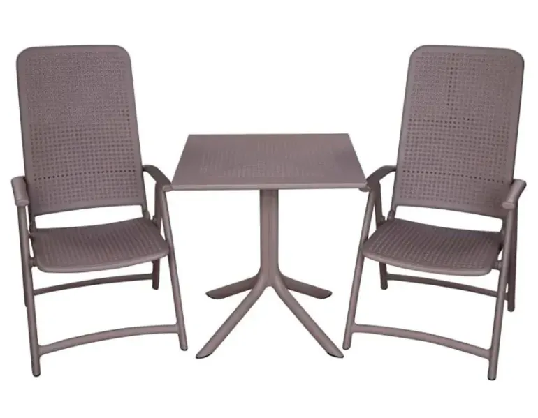 Nardi Clip Darsena Cafesæt 80x80 - Latte