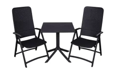 Nardi Clip Darsena Cafesæt 80x80 - Antracit