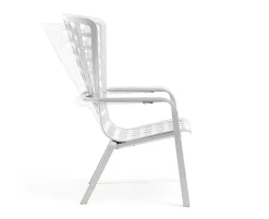 Nardi Folio pos. loungestol - Hvid