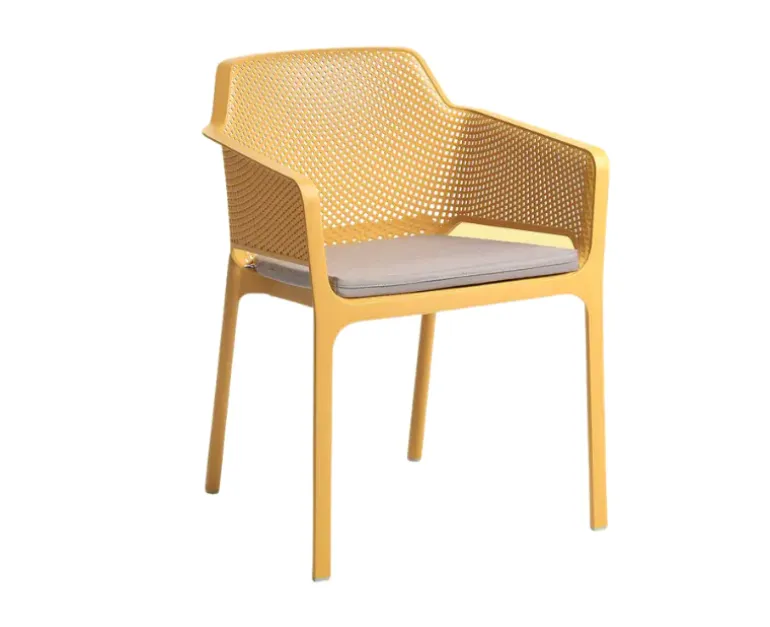 Nardi Libeccio Net Havemøbelsæt 100x160/220 - Sennep