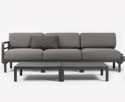 Nardi Maximo Loungebord 80x80 cm - Antracit