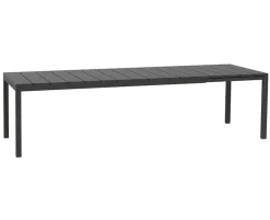 Nardi Rio Tiberina Havemøbelsæt - 100x210/280 - 6 stole - Antracit