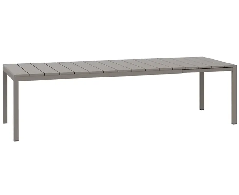 Nardi Rio Tiberina Havemøbelsæt - 100x210/280 - 6 stole - Latte