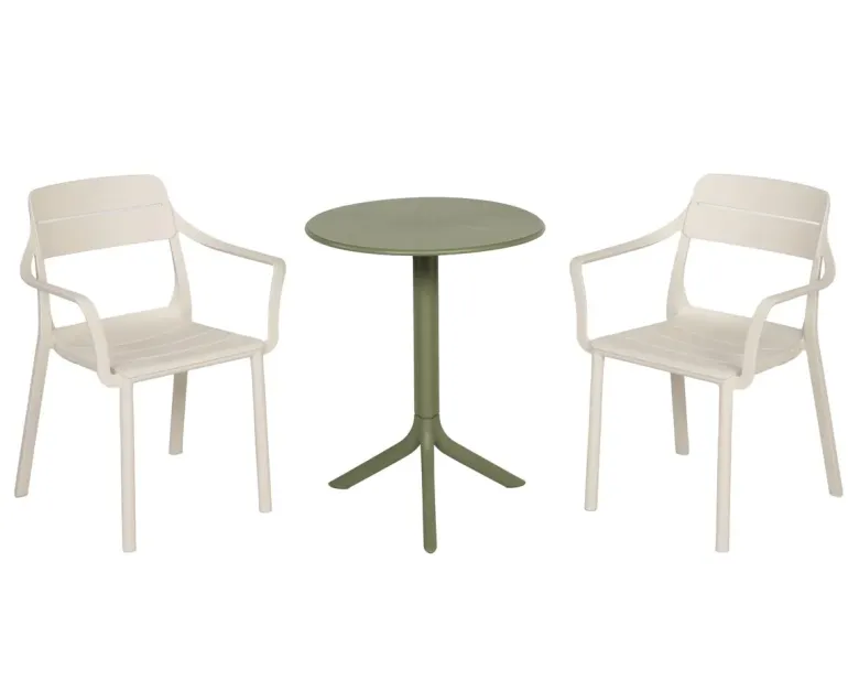 Nardi Spritz Cassia Cafesæt Ø60 - Agave/Sand