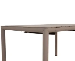 Nardi Tevere Cassia Havemøbelsæt - 90x147/211 - Latte / Borgogna