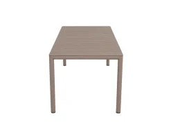 Nardi Tevere Cassia Havemøbelsæt - 90x147/211 - Latte / Borgogna