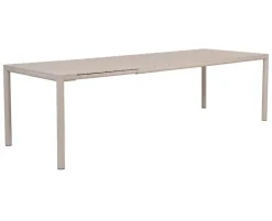Nardi Tevere Tiberina Havemøbelsæt - 100x210/275 - 6 stole - Sand