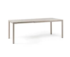 Nardi Tevere Tiberina Havemøbelsæt - 90x147/211 - Sand / Latte