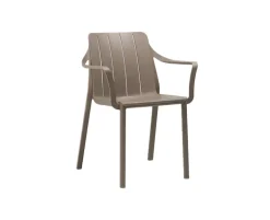 Nardi Tevere Tiberina Havemøbelsæt - 100x210/275 - 8 stole - Sand / Latte