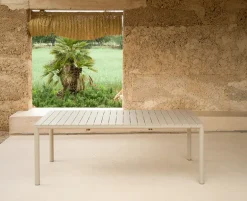 Nardi Tevere Tiberina Havemøbelsæt - 100x210/275 - 8 stole - Sand / Latte