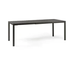 Nardi Tevere Tiberina Havemøbelsæt - 90x147/211 - Antracit