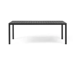Nardi Tevere Tiberina Havemøbelsæt - 100x210/275 - 8 stole - Antracit