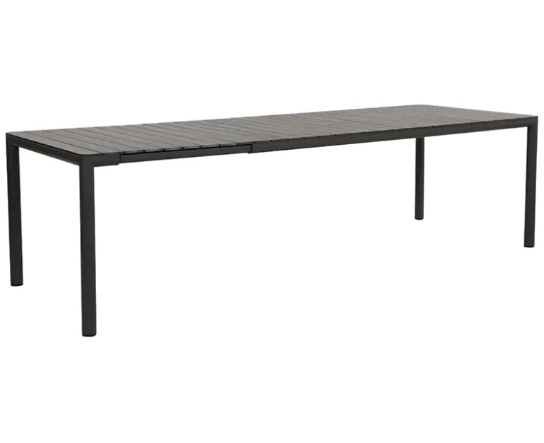 Nardi Tevere udtræksbord 100x210/275 - Antracit