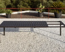Nardi Tevere udtræksbord 100x210/275 - Antracit