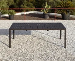 Nardi Tevere udtræksbord 100x210/275 - Antracit