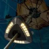 Parasol Led Triangle 19 cm - Sort