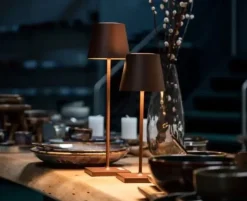 Poldina LED lampe - Mørkegrå