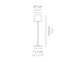 Poldina Micro LED Lampe - Rust