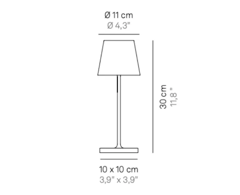 Poldina Mini LED Lampe - Sand