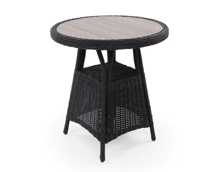 Rio cafebord Ø70 - Sort