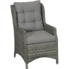 Rio Havemøbelsæt 94x210 inkl. 6 Loungestole m/ EASY DRY hynder - Grå