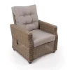 Rio Loungestol m/EASY DRY hynder og justerbar ryg - Dusty