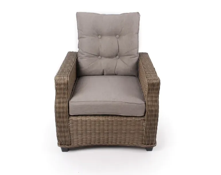 Rio Loungestol m/EASY DRY hynder og justerbar ryg - Dusty