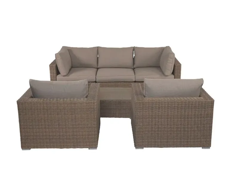 Rio Modulsofa - 3 pers. sofa og 2 stole - Dusty
