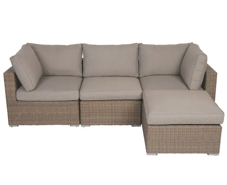 Rio Modulsofa med Chaiselong m/ EASY DRY hynder - Dusty