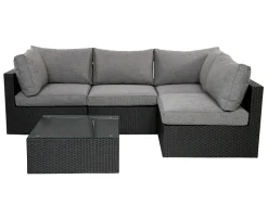 Sala Modul Åbent Loungesæt inkl. EASY DRY hynder - Sort