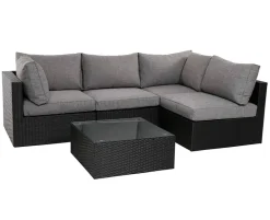 Sala Modul Åbent Loungesæt inkl. EASY DRY hynder - Sort