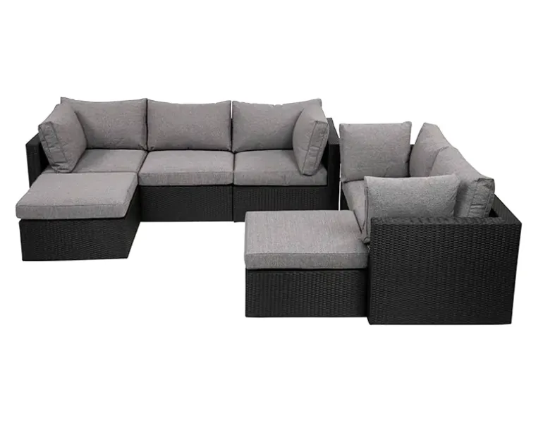Sala Modul Loungesæt - 3 + 2-personers sofa inkl. EASY DRY hynder - Sort