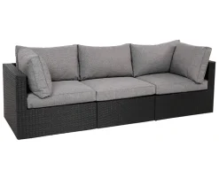 Sala 3-personers modulsofa inkl. EASY DRY hynder - Sort