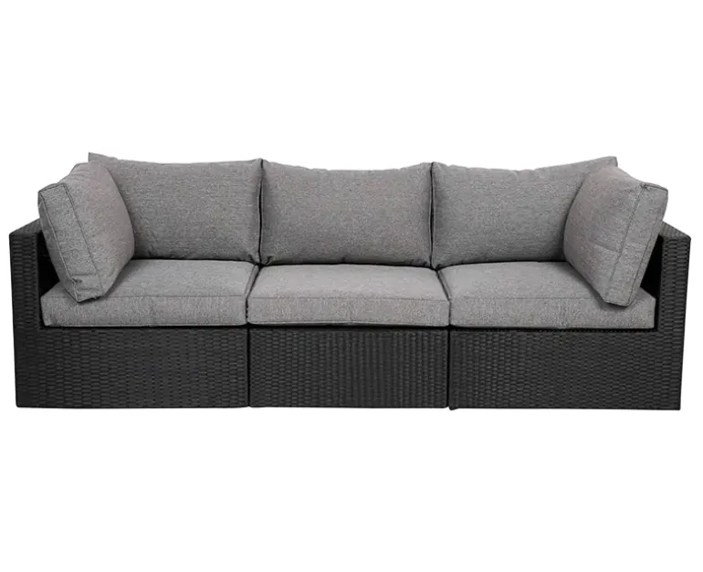 Sala 3-personers modulsofa inkl. EASY DRY hynder - Sort
