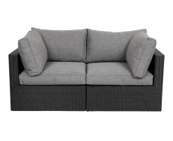 Sala 2-personers modulsofa inkl. EASY DRY hynder - Sort