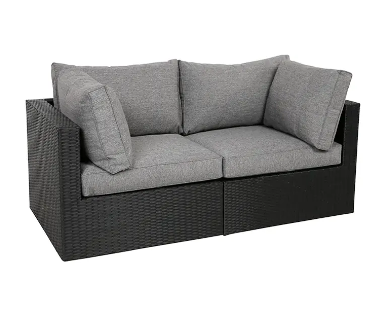 Sala 2-personers modulsofa inkl. EASY DRY hynder - Sort