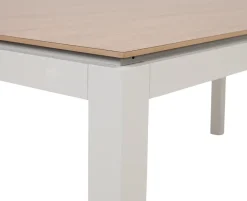 Selma Andrea Havemøbelsæt m/6 stole - 100x200 - Gråhvid