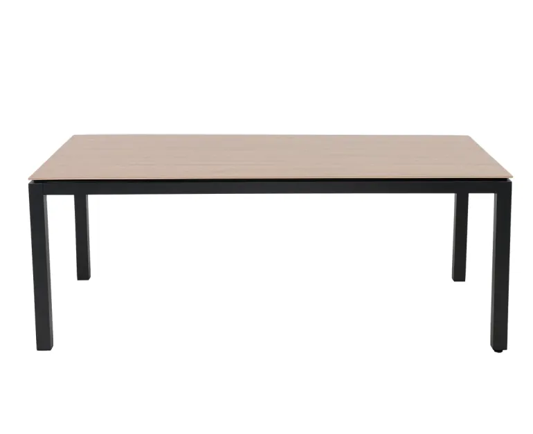 Selma Andrea Havemøbelsæt m/6 stole - 100x200 - Antracitgrå