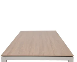 Selma Geneve Havemøbelsæt m/6 stole - 100x200 - Gråhvid