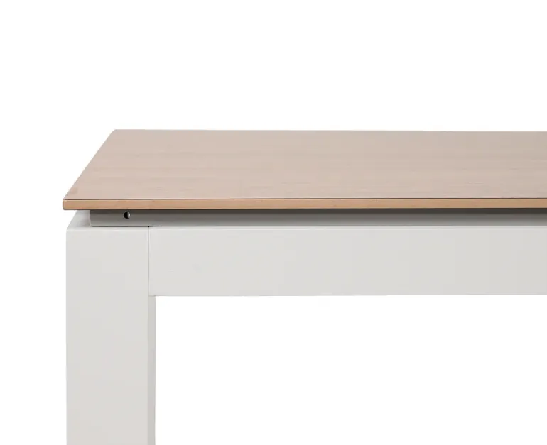 Selma Nora Havemøbelsæt m/6 stole - 100x200 - Gråhvid