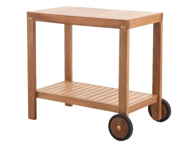 Serveringsvogn - Grillvogn Teak