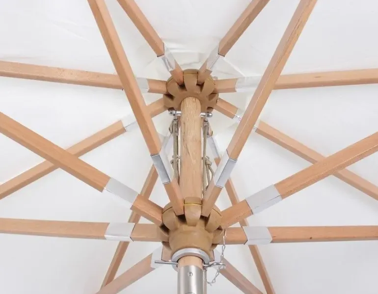 Signe Markedsparasol Ø300 med tilt - Sort